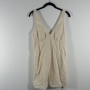 NWT American Eagle Outfitters Beige Corduroy Mini Dress